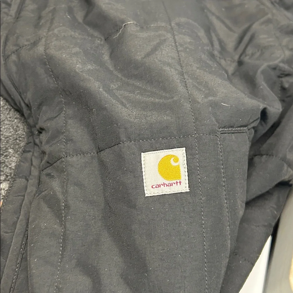 Carhartt Women's Black Bomber Jacket with Fleece Lining - Picture 5 of 7